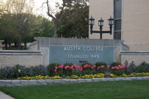 Austin College Sign